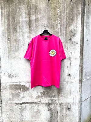 P.i Margaret S/S TEE 　【HOT PINK】
