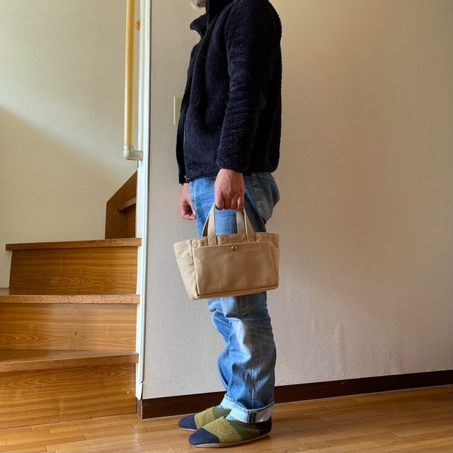 【全8色】「ボックストート」ミニサイズ／アルマダ8号帆布【受注制作】