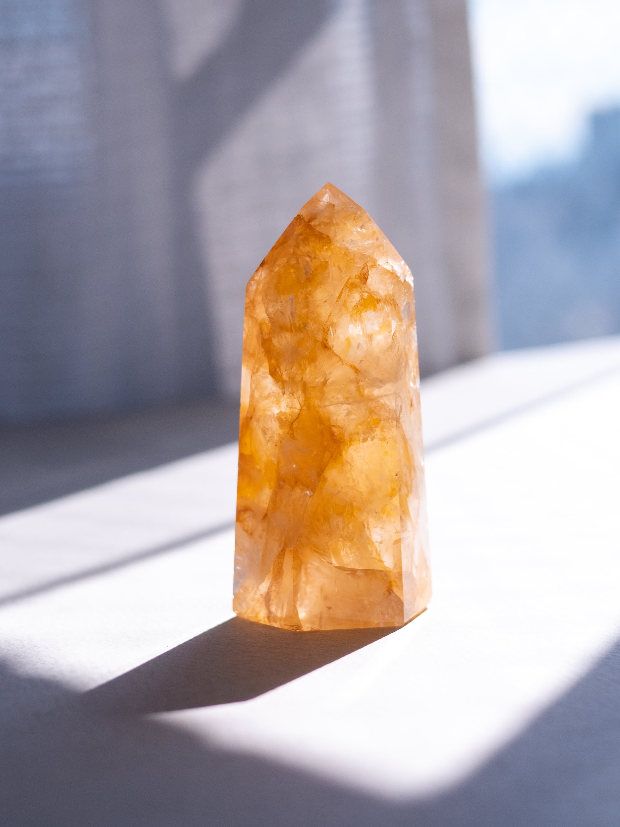 超高品質ライモナイトインクォーツポリッシュポイント 超高品質ライモナイトインクォーツポリッシュポイント