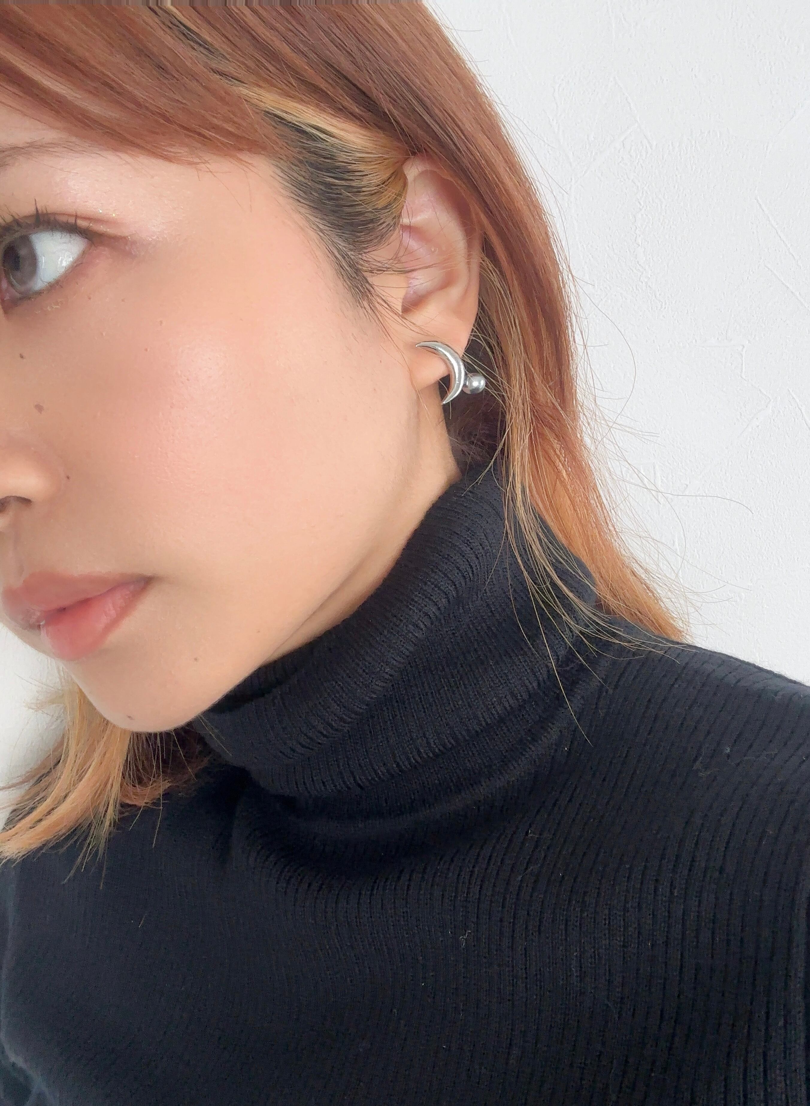 かるはさん専用♡glass タッセル ピアス イヤリング grey pearl