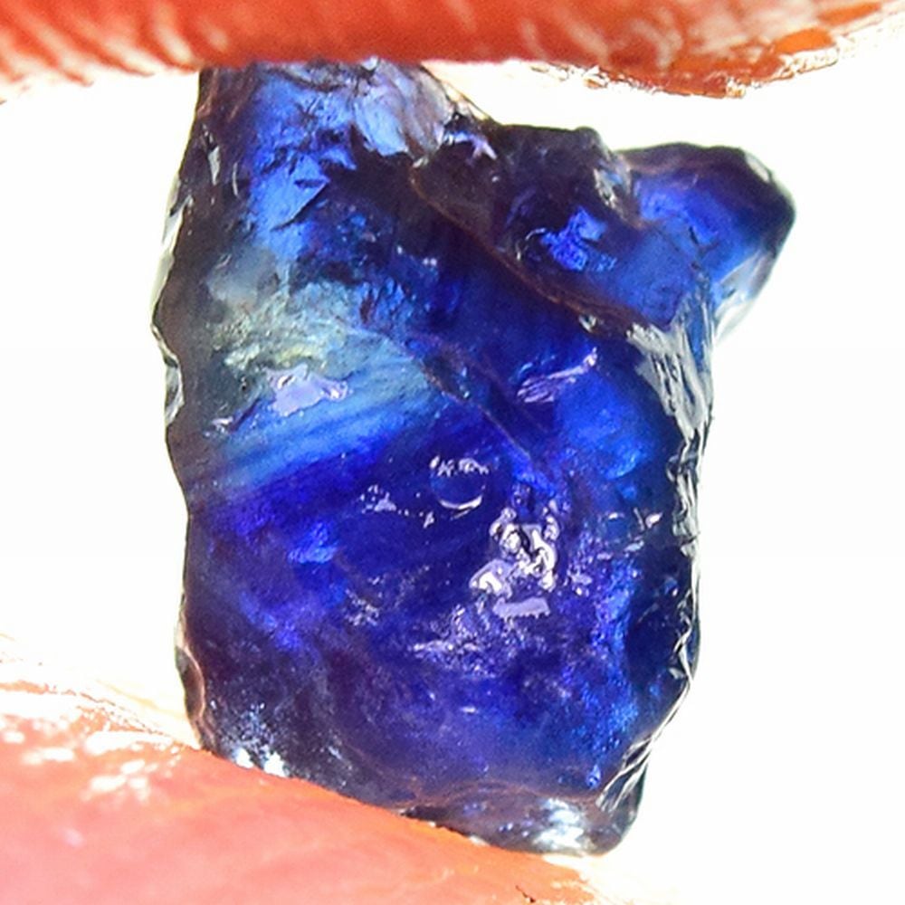 世界の原石:ブルーサファイア 1.55ct:6496】マダガスカル産 Natural