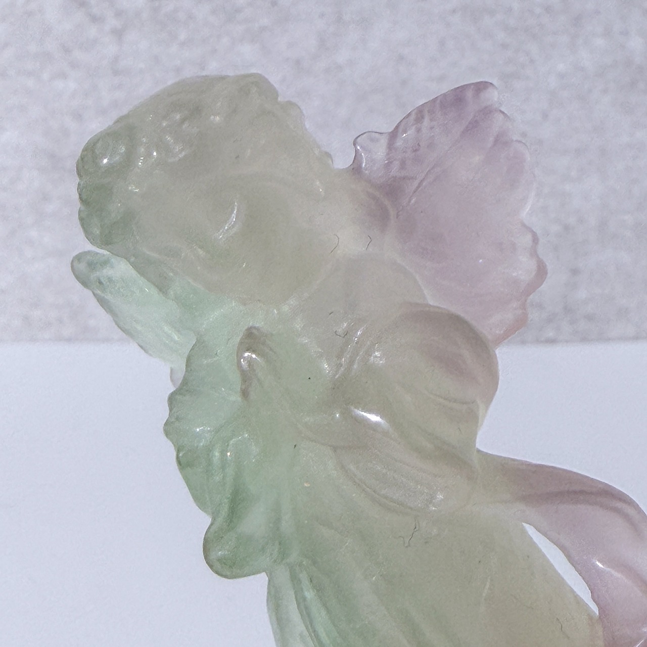 フローライト 天使 カービング * Fluorite * 天然石