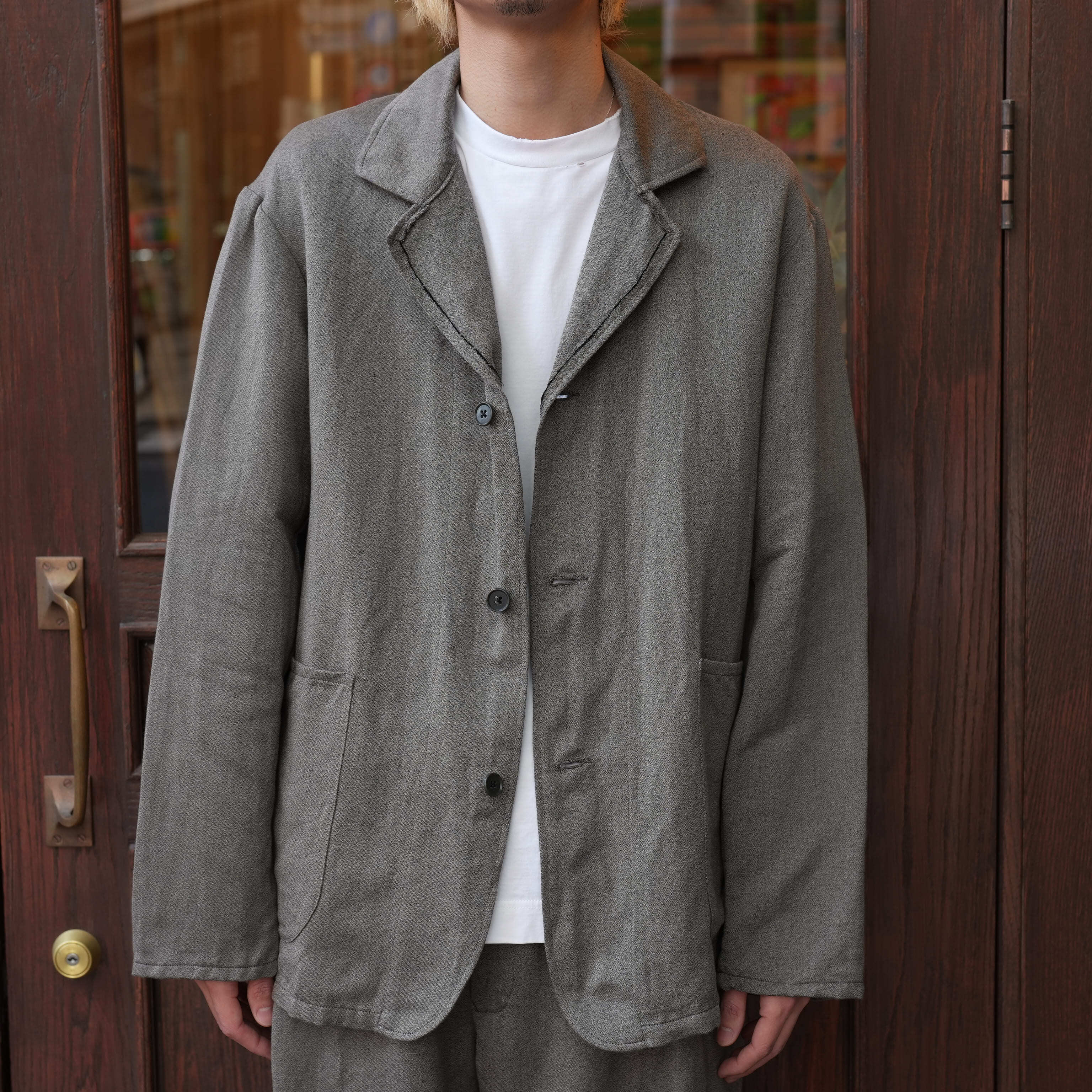 ス*ド様 26SS ULTERIOR WASHED C/L CORKSCREW ULTERIOR｜WASHED C/L CORKSCREW DRAWSTRING PANTS- STOTELA clothing