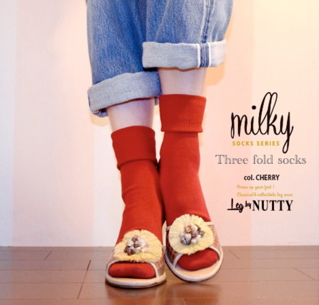 【MILKY SOCKS SERIES 】〈CHERRY〉