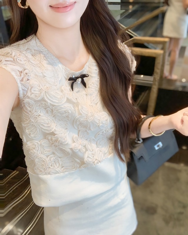 レディフラワーレースセットアップ　2507004