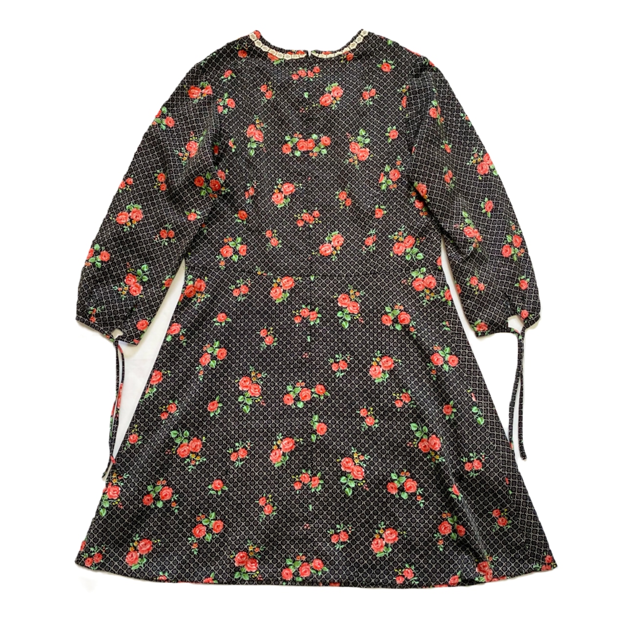 レトロ古着】花柄ワンピース 9号 - ワンピース レトロ古着】花柄ワンピース 9号 - ワンピース