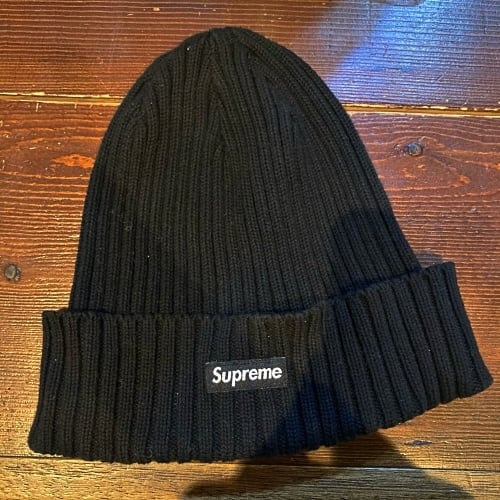 【新品・未使用】supreme シュプリーム ニット帽 ブラック