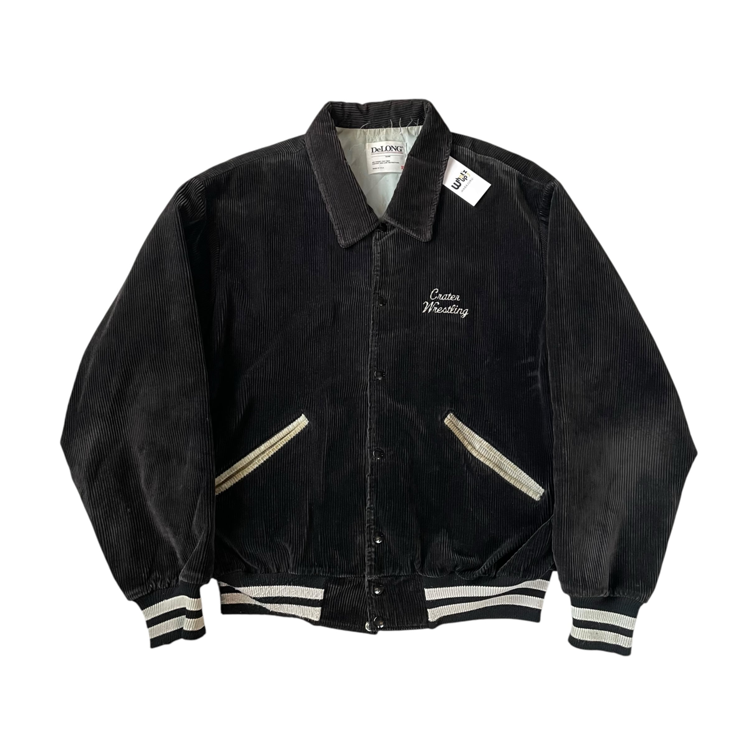 80s DeLONG "corduroy"stadium jacket