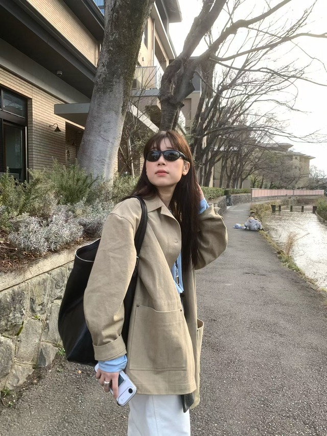 (予約) taffeta / Canton work jacket 2color