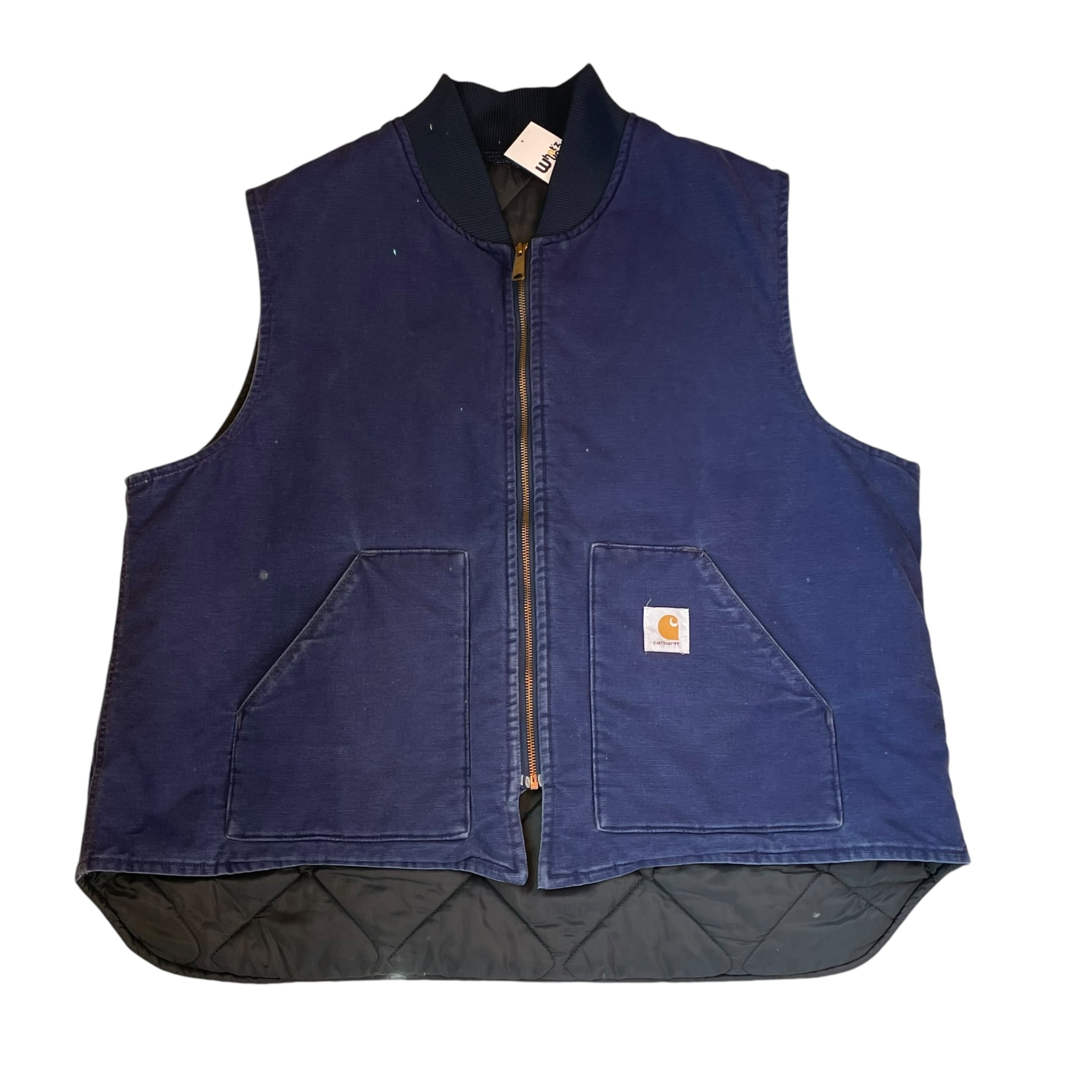 1980s〜1990s carhartt duck vest “Navy“