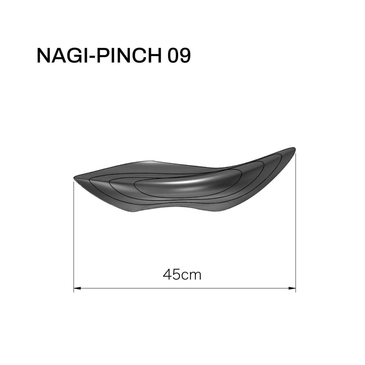 【木製クライミングホールド】NAGI-PINCH 08-09 2P