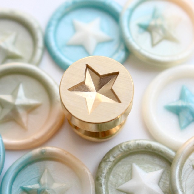 【New】Wax seal stamp│Mini Star【15mm】