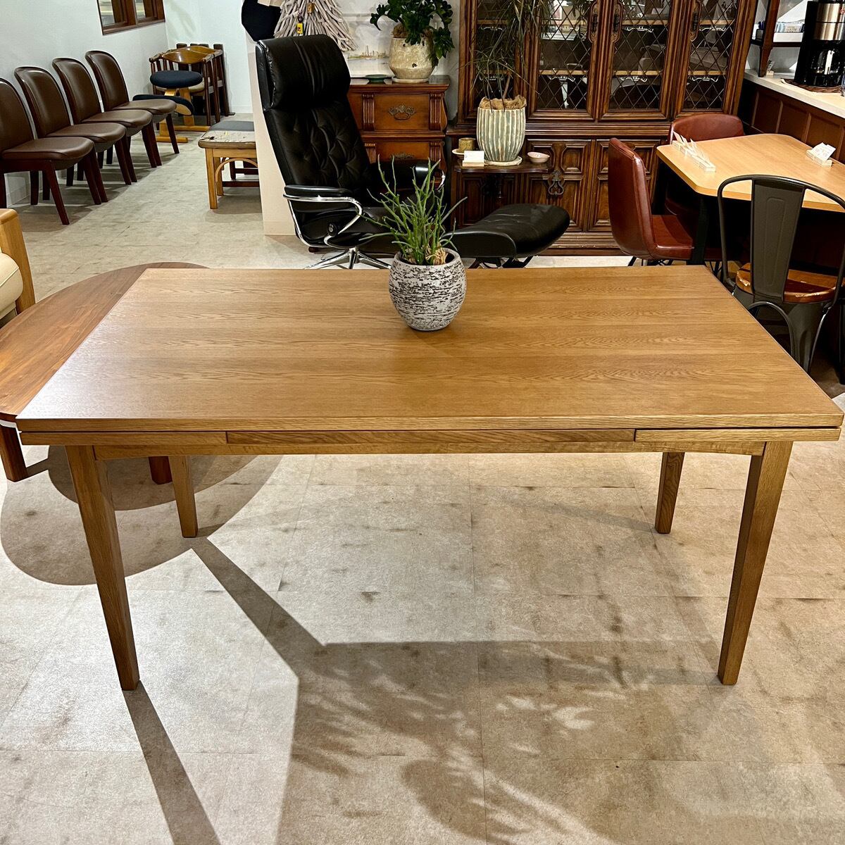クラッシュゲート DT1400 パウス 伸長式テーブル(OAK-LBR) | RePlus