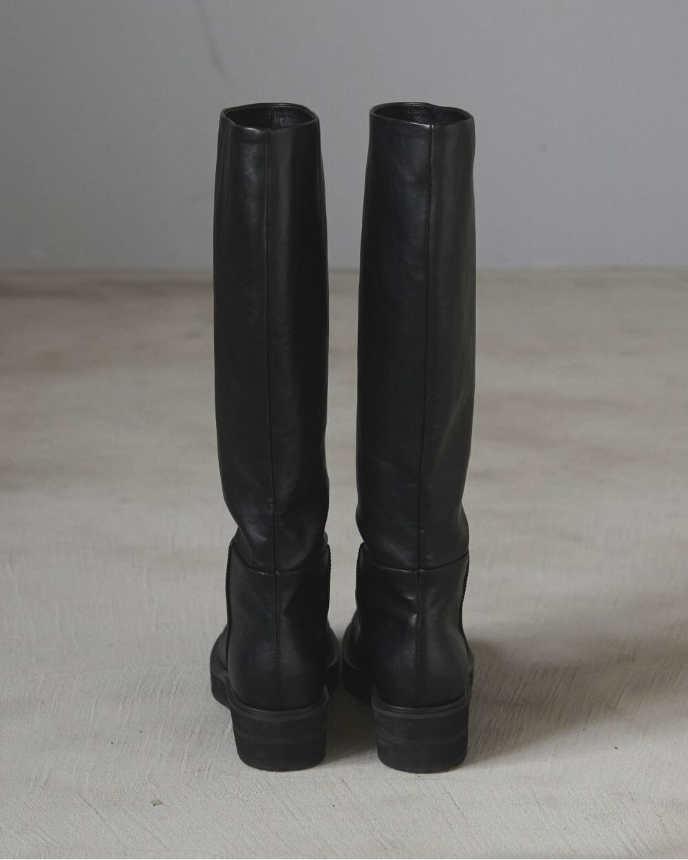 ànuke】Ecoleather Long Boots | LASHIC