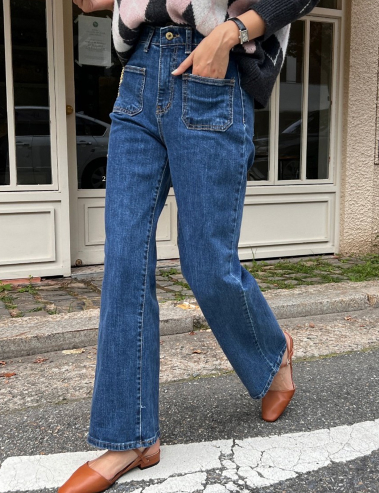 【23ss】Front-Pocket Wide-cut Denim_3sizes