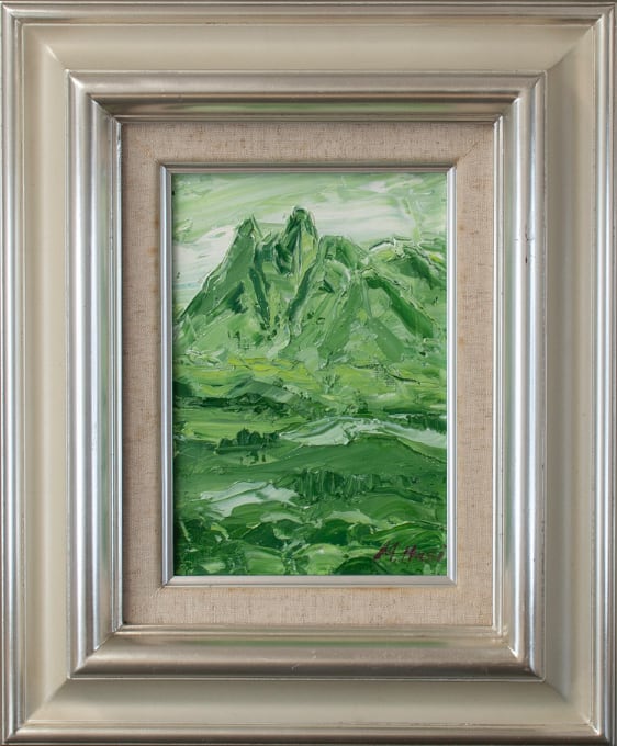 橋本 美智子「根子岳・5月」/ 油彩 / 1号（SM) | Pay ID