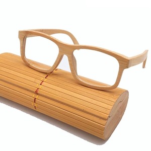 【BJ0162】Bamboo glasses - Wellington（竹製のウェリントンメガネ）