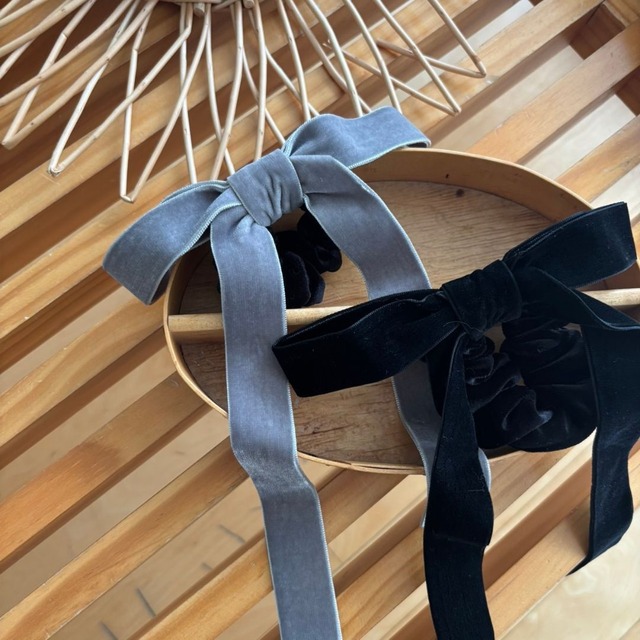 【衣】ロングベロアシュシュ