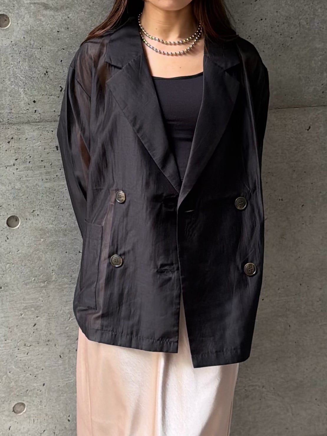 SHEER JACKET（ｼｱｰｼﾞｬｹｯﾄ）【3676200】 | CIEL'AIR