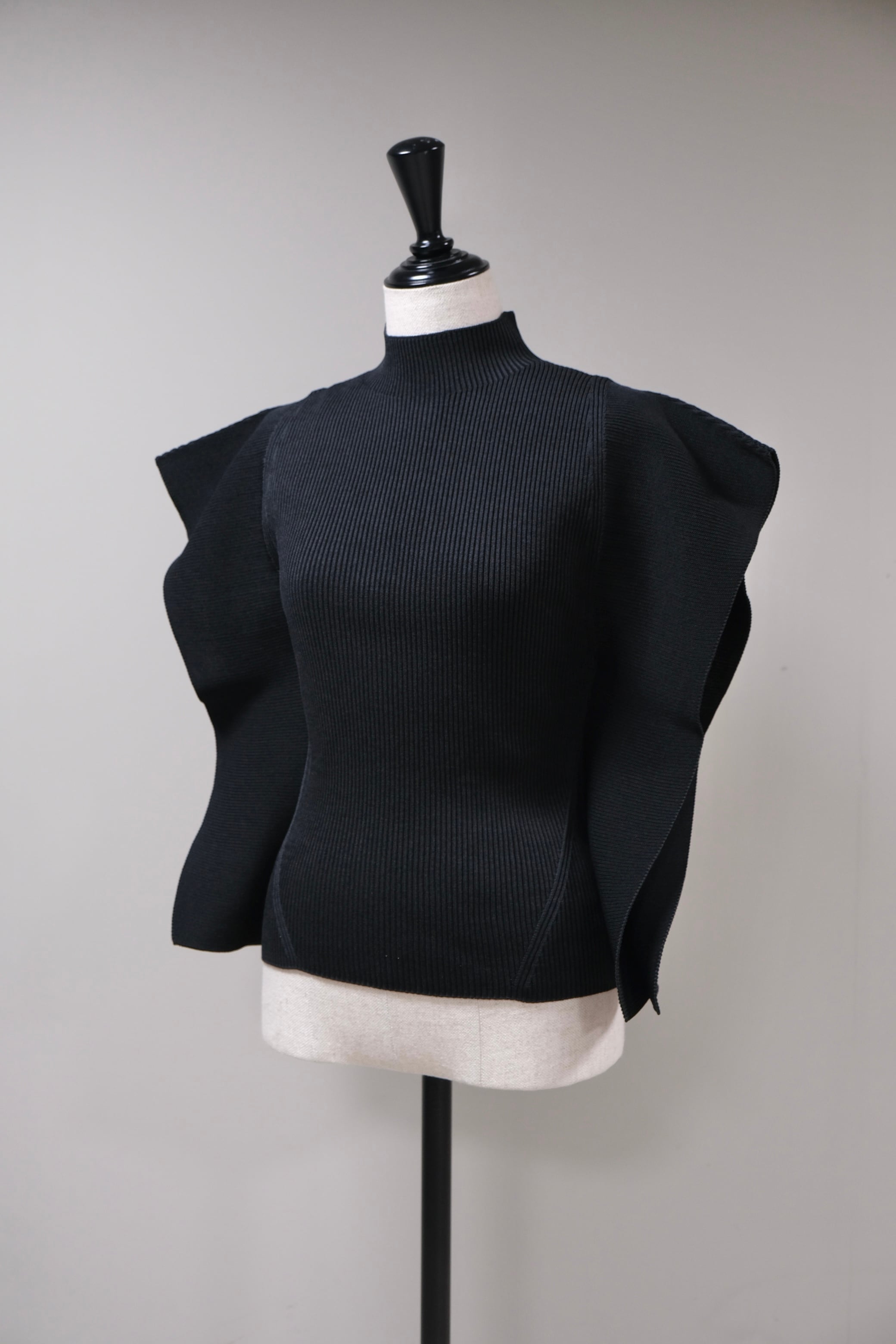 CFCL】PORTRAIT CREASE TOP -BLACK- | loop