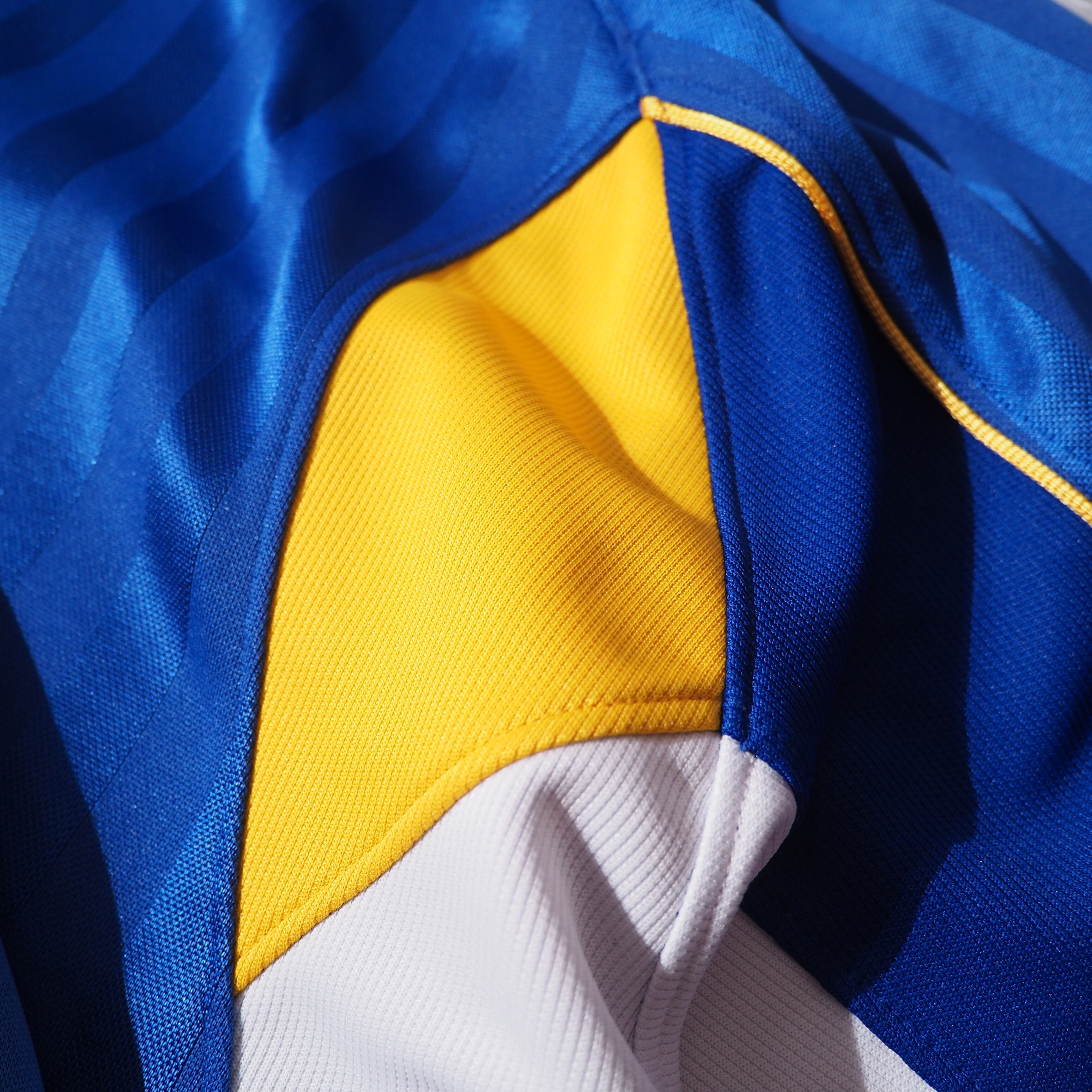 1990s ” PUMA ” Good color panel switching vintage loose track jacket