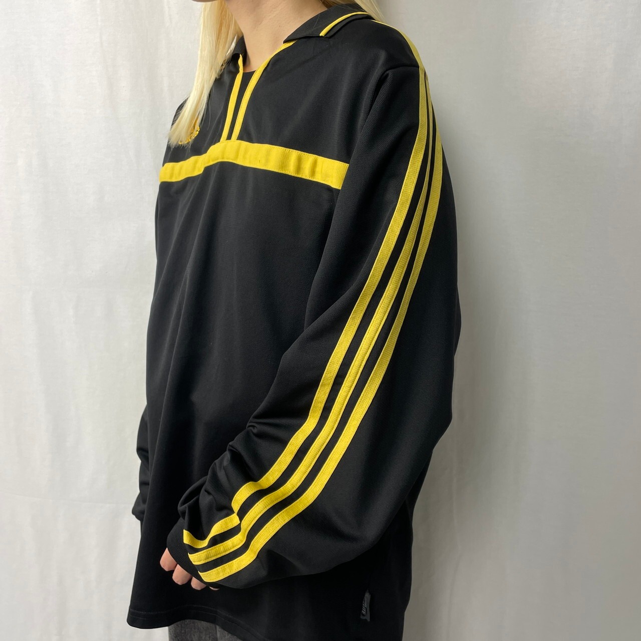00年代 adidas アディダス ユニフォーム ゲームシャツ メンズXL 古着 