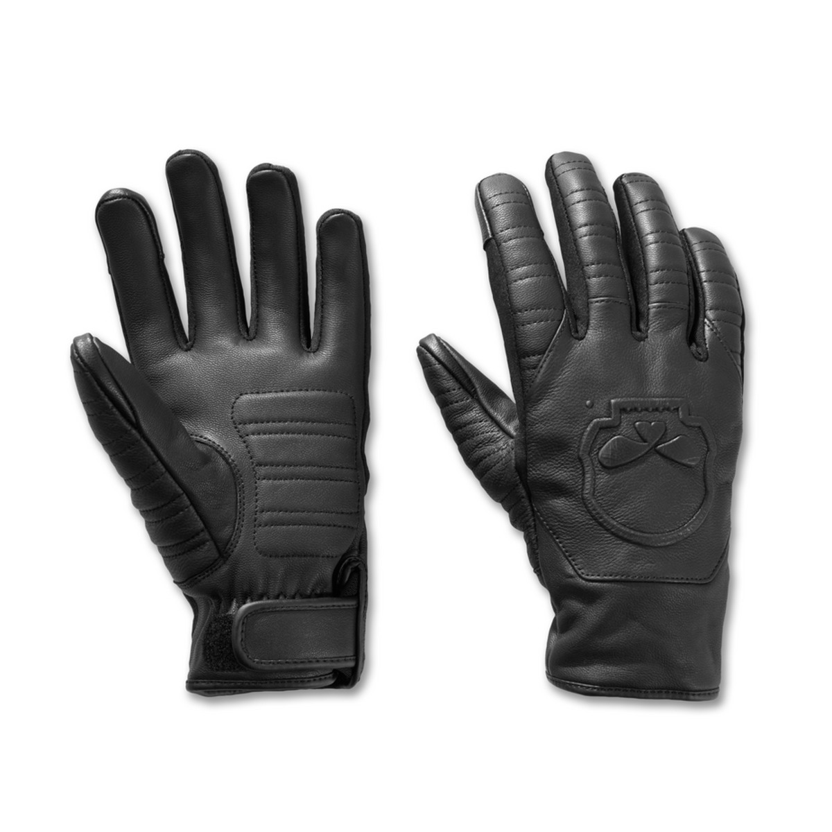メンズ WILLIE G SKULL GRAPHIC LEATHER RIDING GLOVES | モトワークス
