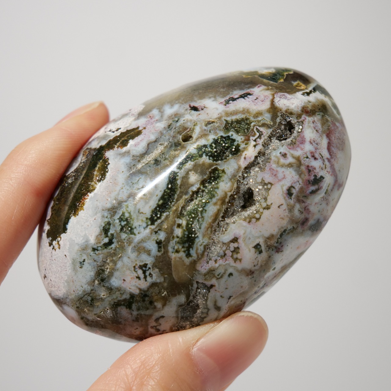 オーシャンジャスパー / パーム 握り石