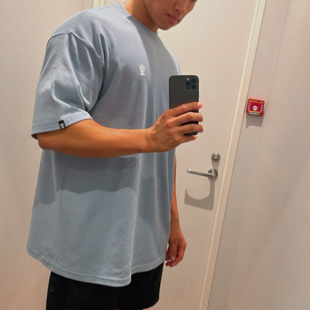 BIG SILHOUETTE T-SHIRT [ACIDBLUE]