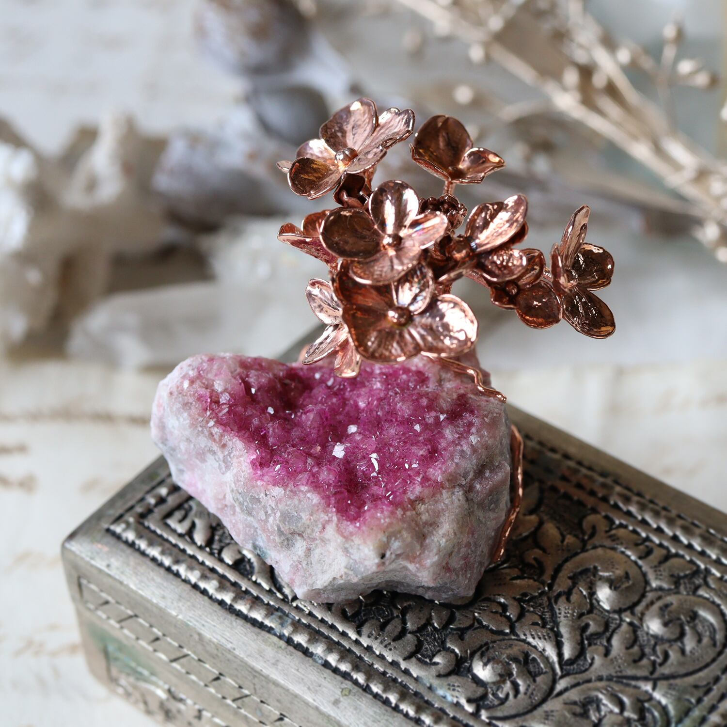 花石（kaseki）オブジェ | witch/花石:鉱物植物アクセサリー