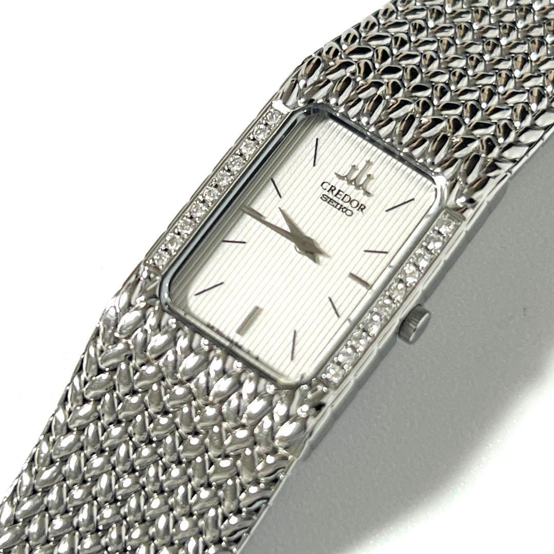 CREDOR SEIKO ダイヤベゼル クレドール セイコー レディース 腕時計