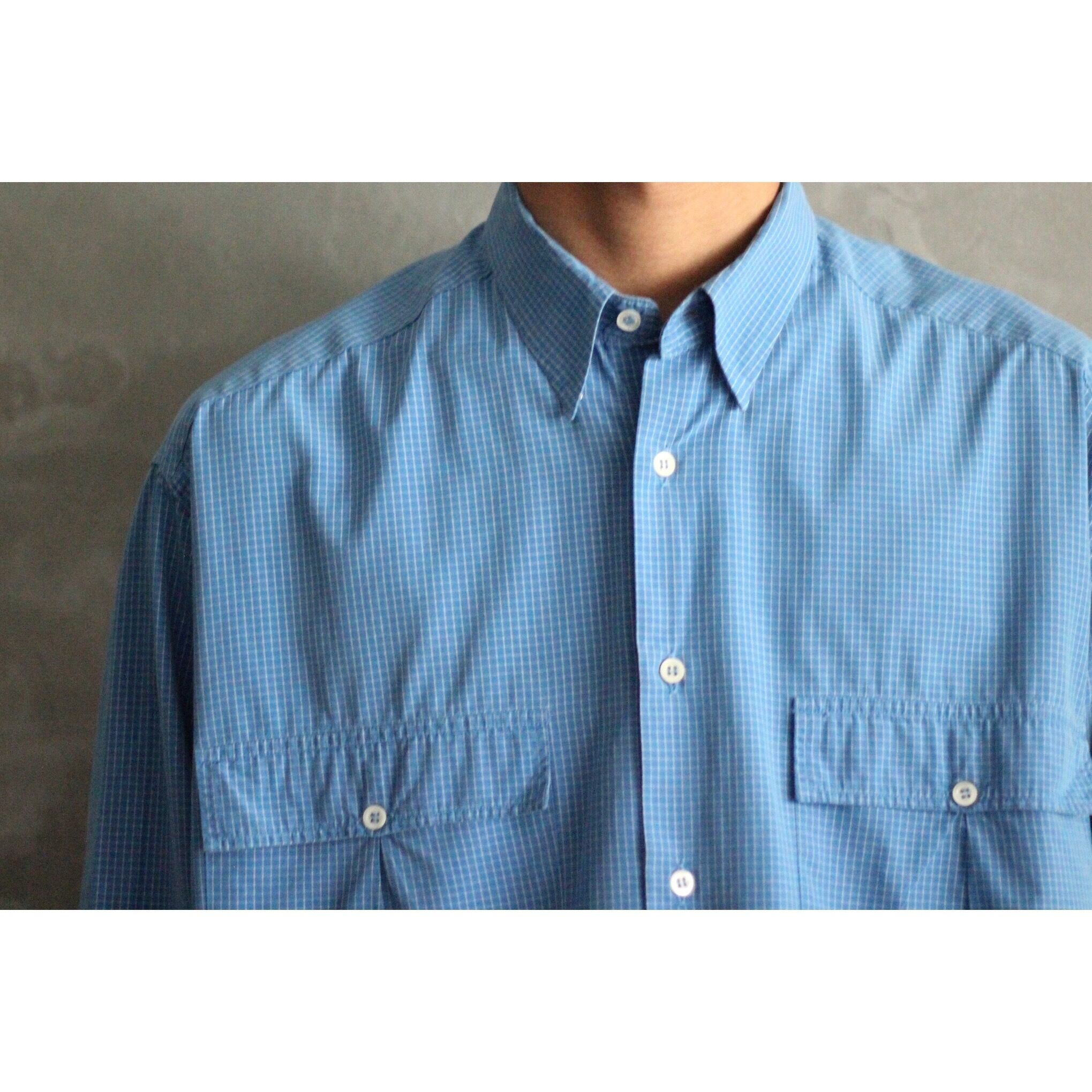 古着　Giorgio Armani グラフチェックシャツ　メンズコレクション GIORGIO ARMANI グラフチェックシャツ Made In ITALY 【0161】 | cv