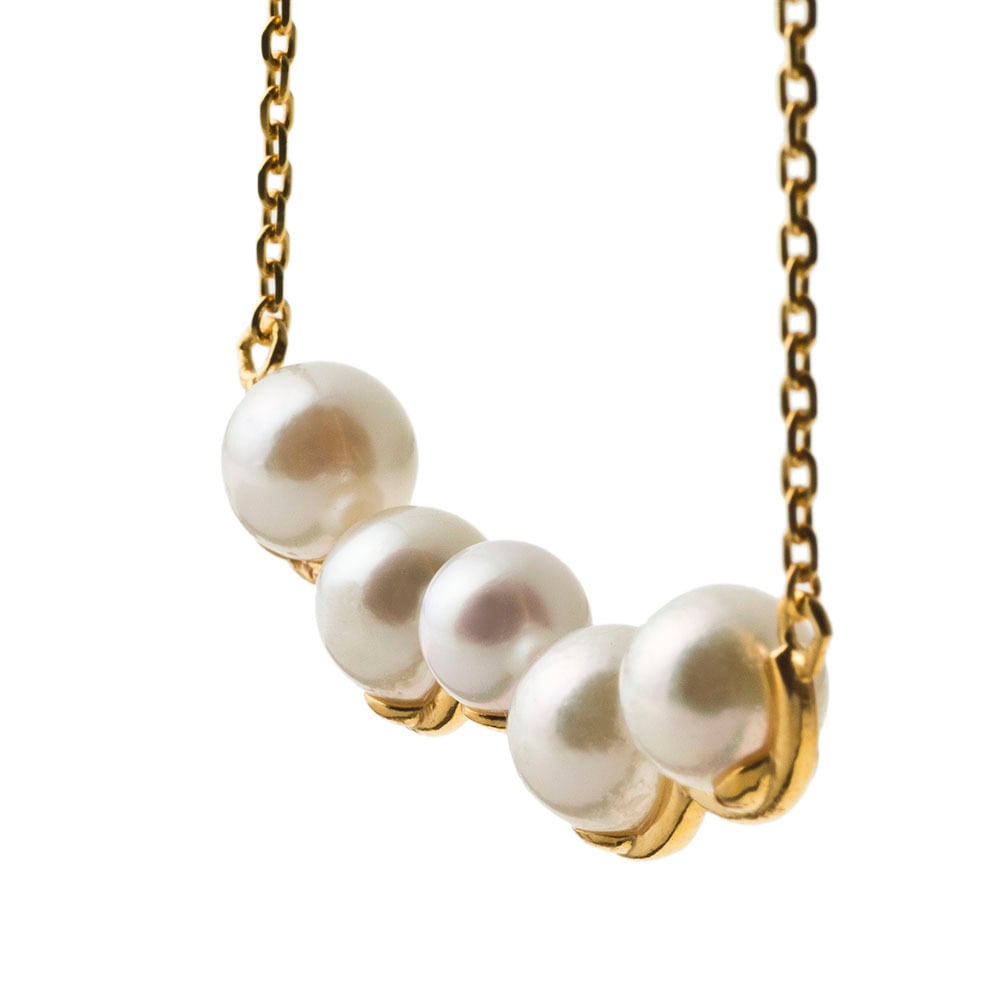 Random pearl bar necklace ランダムパールバーネックレス Random pearl bar necklace ランダムパールバーネックレス