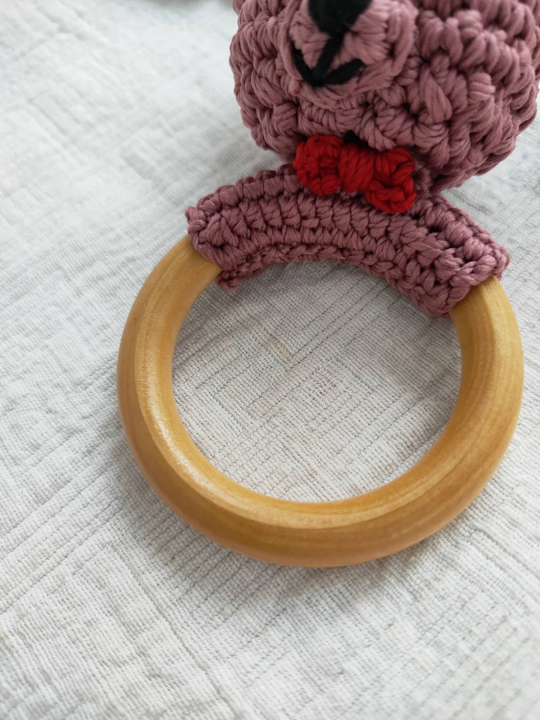 Joy crochet/Bear Knitting toy/ハンドメイドくま編みぐるみ2色