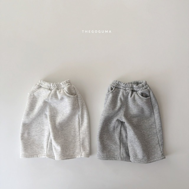 【取寄】the goguma|pompom wide pants|ポンポンバンバンパンツ|XS-JS|1-8y|25 winter
