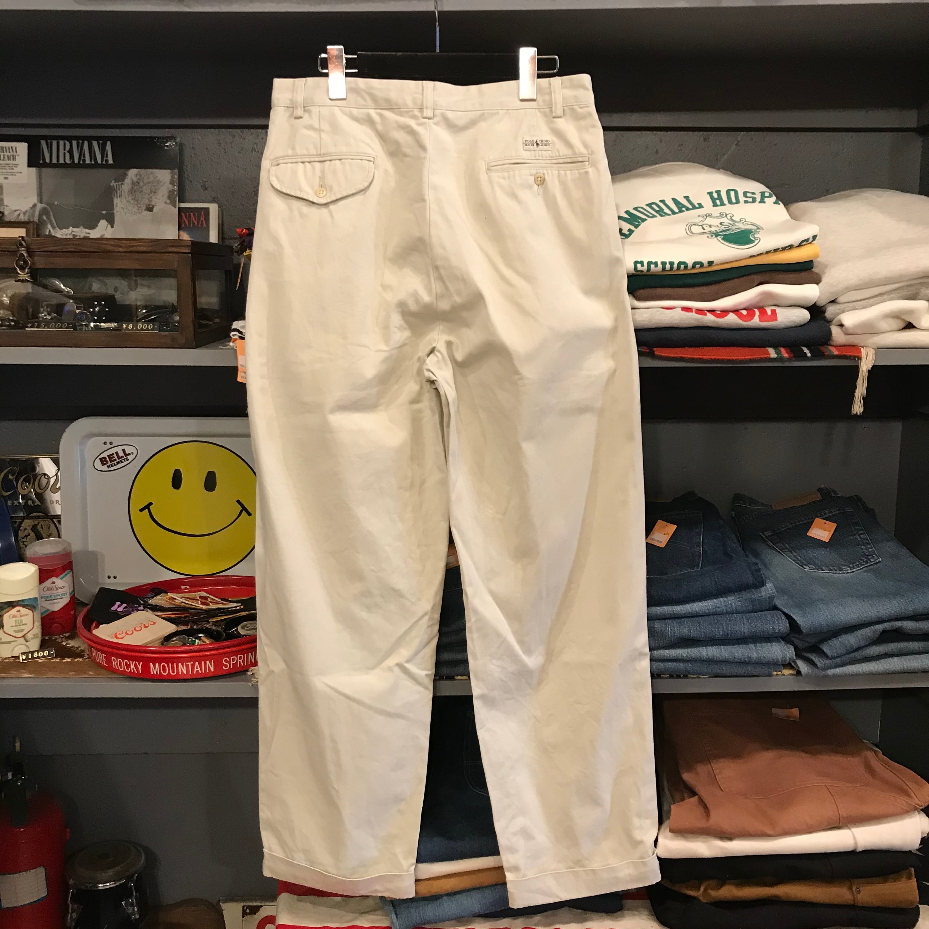 90s Polo Ralph Lauren 2Tuck Chino Pants | VOSTOK