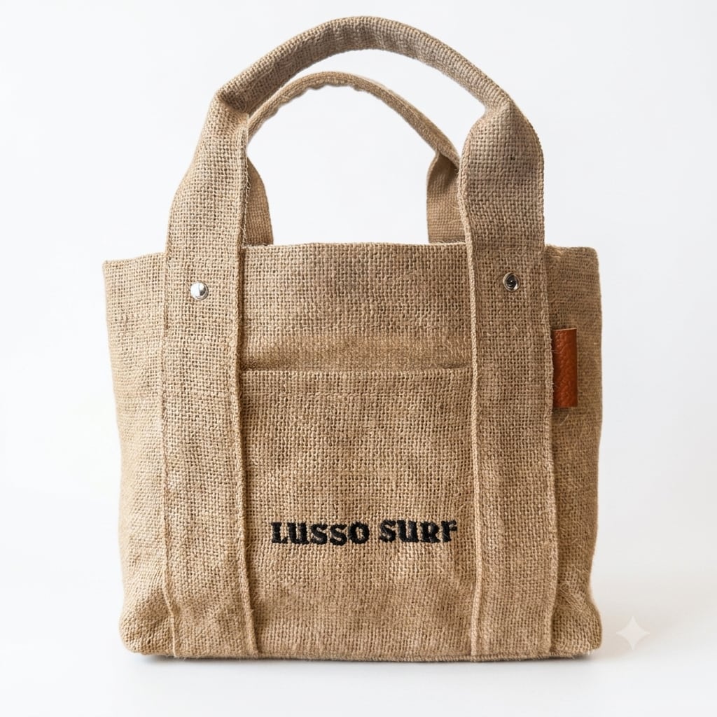 Multi Pocket Tote bag 【Brown】