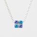 SAIKORO blue & aqua -necklace-