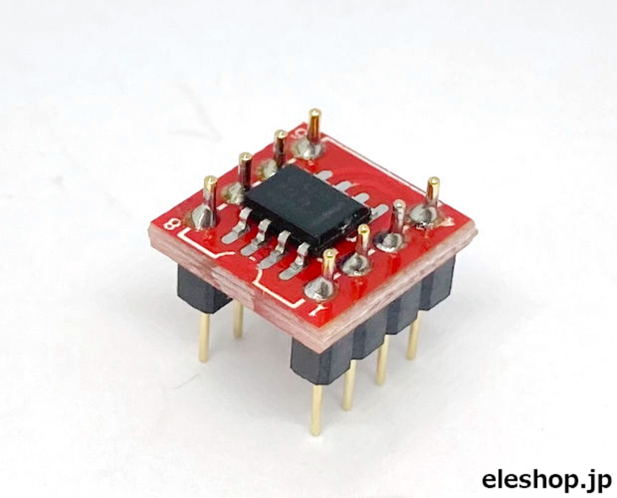 OPA828ID-DIPX2 / 高性能オペアンプ「OPA828」DUAL-DIP化モジュール 