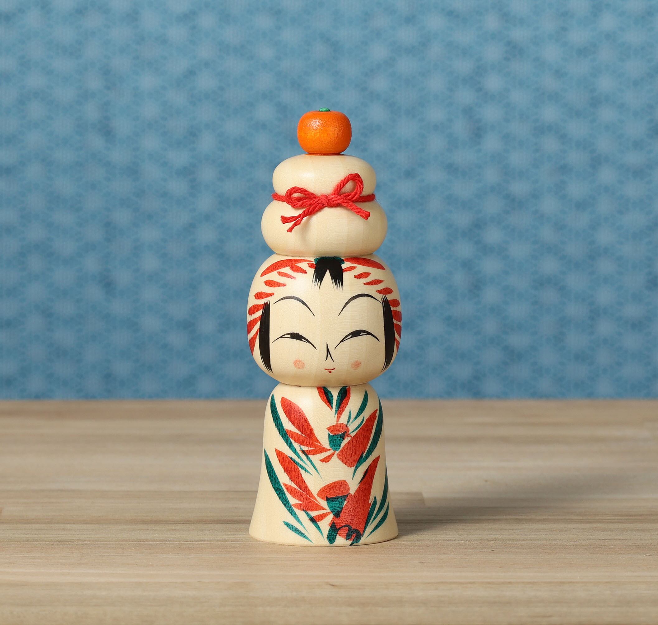 鏡餅こけし Kagamimochi kokeshi doll -3 | 早坂政弘工人 Masahiro