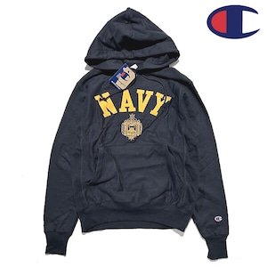 Champion Reverse Weave USNA Hoodie Sweatshirt　USNA チャンピオン リバースウィーブ フーディー プルオーバーパーカー【g372-gray】