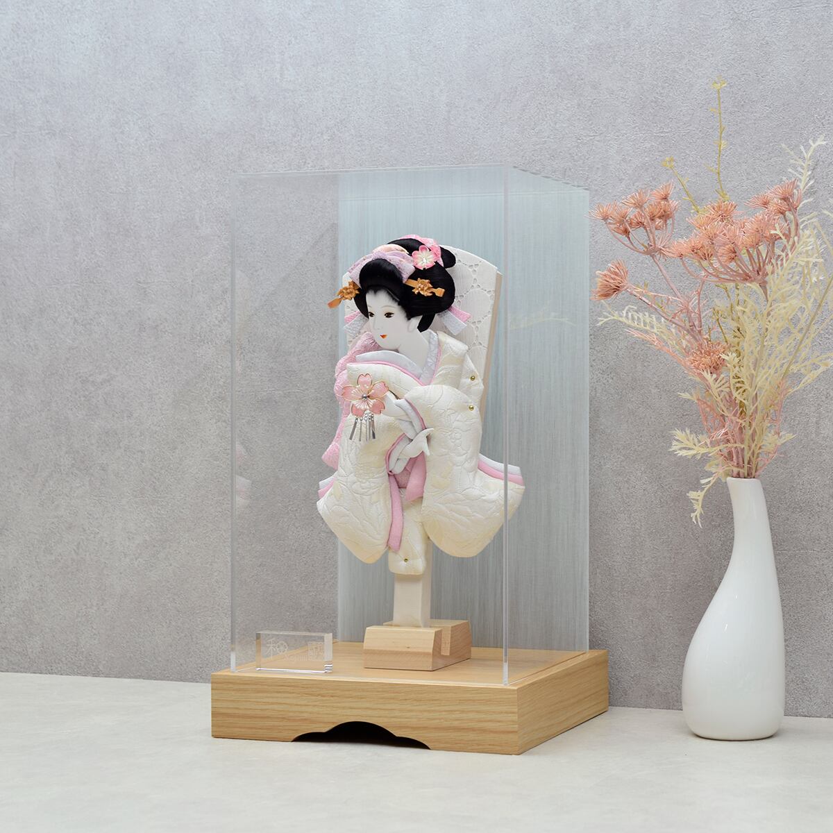 押絵羽子板飾り【紗桜】さお｜おしゃれ｜モダン｜今どき｜コンパクト