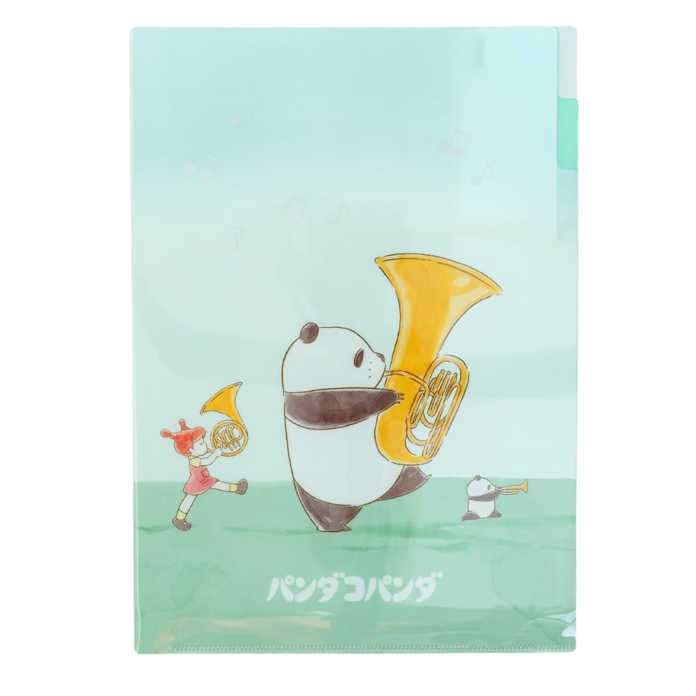 パンダコパンダ A4ポケットクリアファイル おんがくたい(2019)