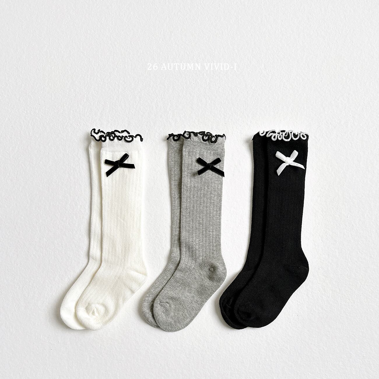 ribbon frill socks【VIVID】※※10月下旬発送予定