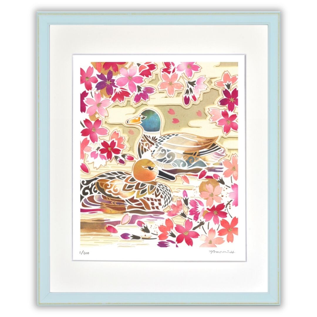 平石智美 「桜に漂う」