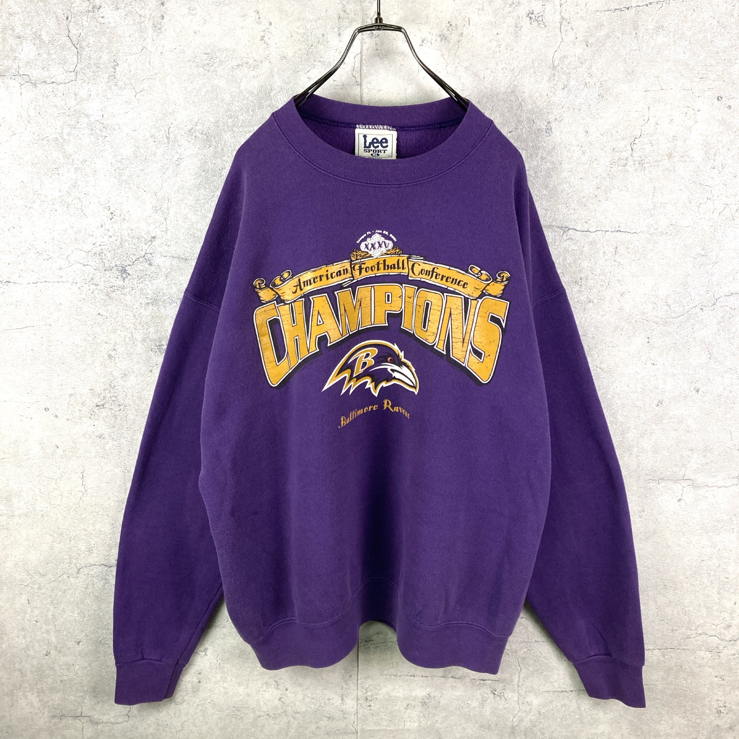 90s Lee NFL アメフト スウェット コルツ ブルー アメリカUS