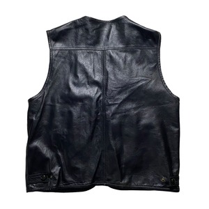 EDWARD BILLY leather hunting vest