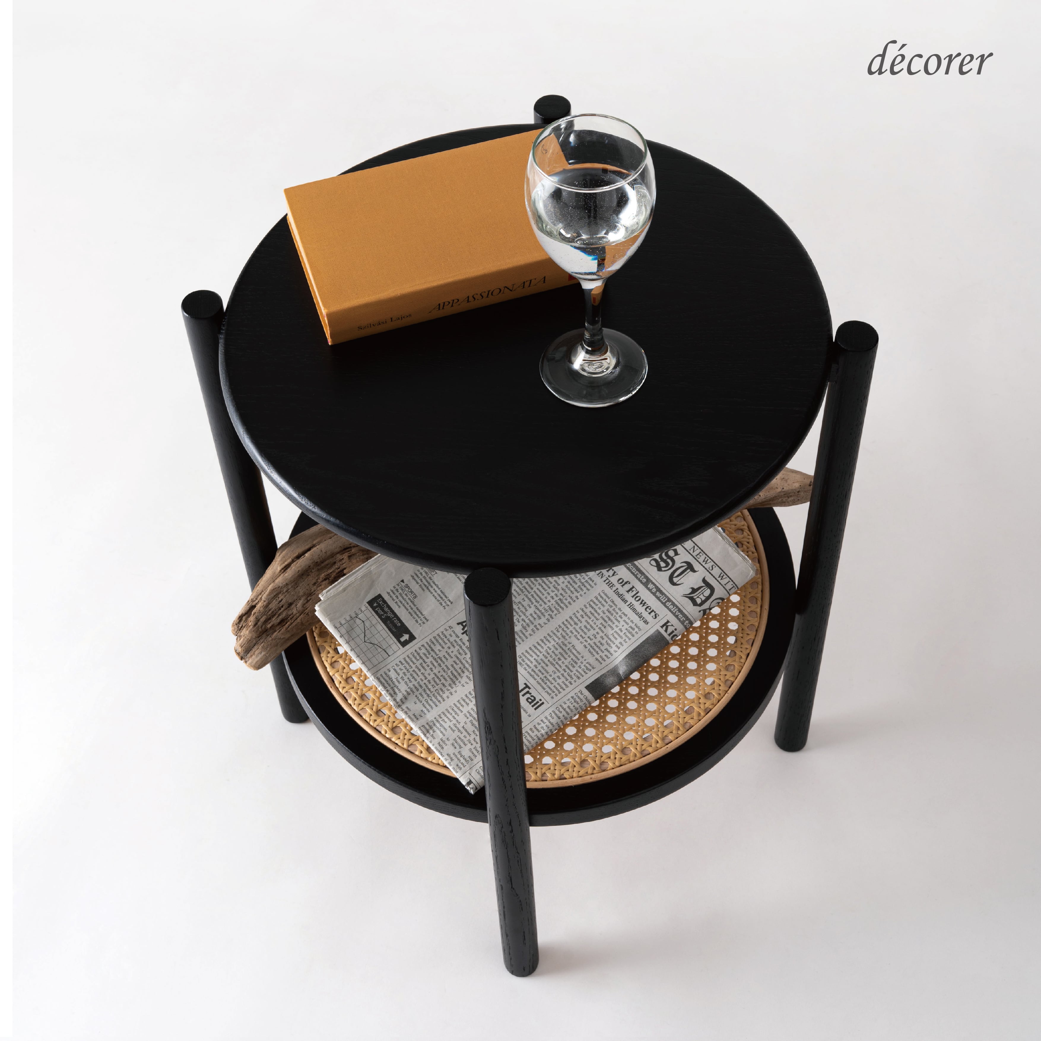 ラタンサイドテーブル Artificial rattan side table No.22 / アーティフィシャル