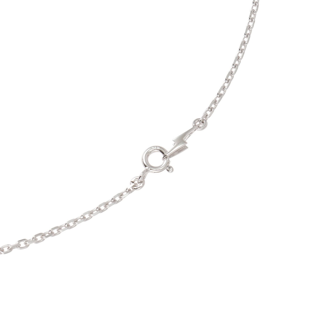 【HIPANDA ハイパンダ】HIPANDA×GARDEL UNISEX ネックレス  SILVER NECKLACE BLACK & WHITE COATING