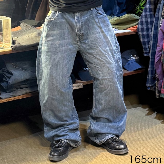 【W40×L32】Levi's569   デニムパンツ　革パッチ
